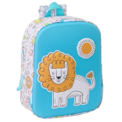 раница,раници,safta,lion,3d,mini,wheeled,17l,32x43x14,cm,backpack,multicolor,(blue)