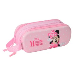 канцеларски,принадлежности,safta,minnie,mouse,3d,pencil,case,pink,(multicolor)