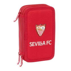 канцеларски,принадлежности,safta,sevilla,fc,pencil,case,36,pieces,red,(multicolor)