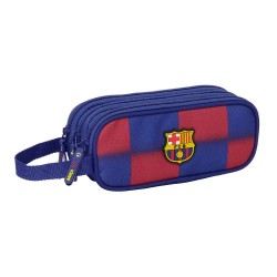 канцеларски,принадлежности,safta,fc,barcelona,home,kit,25,26,triple,pencil,case,multicolor,(blue)
