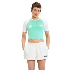 тениска,дамски,тениски,ellesse,vamaveche,cropped,short,sleeve,t,shirt,white,(green)