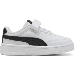Маратонки Puma Court Classic Clean Ac+ Inf trainers - White (White / Black) маратонки,мъжки,маратонки,дамски,маратонки,puma,court,classic,clean,ac+,inf,trainers,white,(white,black)