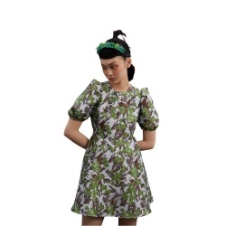 рокля,дамски,поли,и,рокли,lily,colorful,short,sleeve,long,dress,green