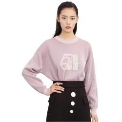 тениска,дамски,тениски,lily,shiny,scallion,diamond,long,sleeve,t,shirt,coral,pink,(pink)