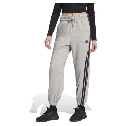 анцуг,дамски,панталони,adidas,essentials,3,stripes,fleece,loose,fit,joggers,grey
