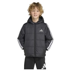 яке,детски,якета,и,палта,adidas,essentials,3,stripes,padded,jacket,black,(black,white)