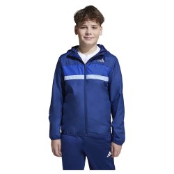 Яке Adidas Tiberio Windbreaker jacket - Blue (Dark Blue / Team Royal Blue / Glow Blue) яке,детски,якета,и,палта,adidas,tiberio,windbreaker,jacket,blue,(dark,blue,team,royal,blue,glow,blue)