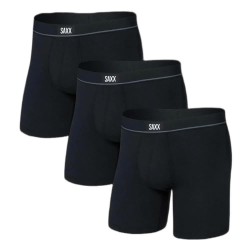 боксерки,мъжко,бельо,saxx,underwear,essential,boxers,3,units,black
