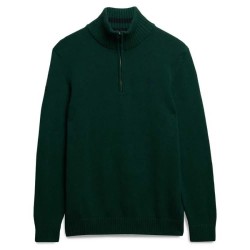 блуза,мъжки,пуловери,superdry,m6110706a,half,zip,sweater,forest,green,(green)