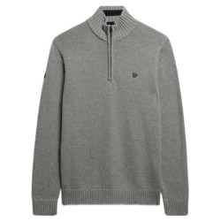 блуза,мъжки,пуловери,superdry,m6110706a,half,zip,sweater,grey,marl,(grey)