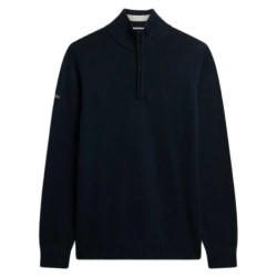 блуза,мъжки,пуловери,superdry,m6110706a,half,zip,sweater,navy,(blue)