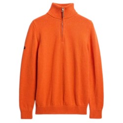 блуза,мъжки,пуловери,superdry,m6110706a,half,zip,sweater,orange