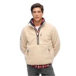 блуза,мъжки,пуловери,superdry,outdoor,half,zip,sweatshirt,beige,(oatmeal,beige)