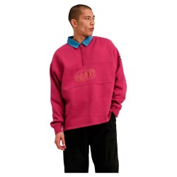 Блуза Santa cruz Change crew half zip sweatshirt - Pink (Burgundy) блуза,мъжки,пуловери,дамски,пуловери,santa,cruz,change,crew,half,zip,sweatshirt,pink,(burgundy)