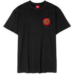 Тениска Santa cruz classic dot short sleeve T-shirt - Black (Black) тениска,мъжки,тениски,дамски,тениски,santa,cruz,classic,dot,short,sleeve,t,shirt,black,(black)