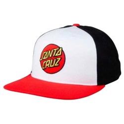 шапка,с,козирка,всички,шапки,santa,cruz,classic,dot,snapback,cap,white,black,red,(white)