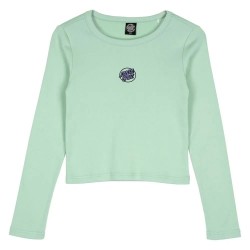Тениска Santa cruz Partial dot emb long sleeve T-shirt - Green (Future Dusk) тениска,мъжки,тениски,дамски,тениски,santa,cruz,partial,dot,emb,long,sleeve,t,shirt,green,(future,dusk)