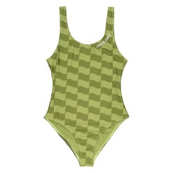 Бански костюм Santa cruz Strip swimsuit - Green (Apricot Trip Repeat) бански,костюм,дамски,бански,костюми,santa,cruz,strip,swimsuit,green,(apricot,trip,repeat)