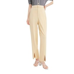 сако,дамски,панталони,lily,chic,split,blazer,pants,cream,yellow,(beige)