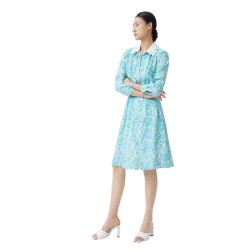 рокля,дамски,поли,и,рокли,lily,pleated,shirt,dress,apple,green,(blue)