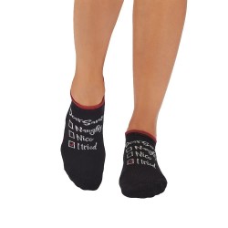 Чорапи Tavi Pilates Grip Savvy socks - Black (Dear Santa) чорапи,мъжки,чорапи,дамски,чорапи,tavi,pilates,grip,savvy,socks,black,(dear,santa)