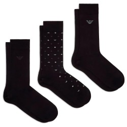 Чорапи Emporio armani All Over Eagle socks - Black - (Eagle / Black /Black) чорапи,мъжки,чорапи,emporio,armani,all,over,eagle,socks,black,(eagle,black,black)