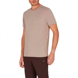 Тениска Emporio armani Basic Elastic short sleeve T-shirt - Beige тениска,мъжки,тениски,emporio,armani,basic,elastic,short,sleeve,t,shirt,beige