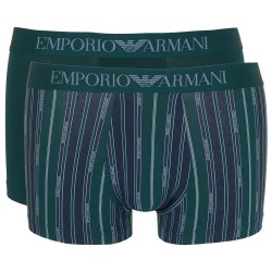 боксерки,мъжко,бельо,emporio,armani,classic,pattern,mix,trunk,boxers,2,units,green,(ea,stripe,green)