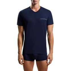 тениска,мъжки,тениски,emporio,armani,core,logoband,short,sleeve,v,neck,t,shirt,2,units,blue,(blue,blue)
