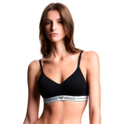 Emporio armani Everyday cotton Padded Soft Contour sports bra - Black - (Black) дамско,бельо,дамски,бикини,и,танкини,emporio,armani,everyday,cotton,padded,soft,contour,sports,bra,black,(black)