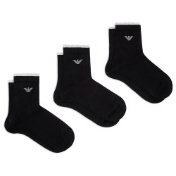 Чорапи Emporio armani EW000585_AF13225 socks - Black (Black / Black / Black) чорапи,дамски,чорапи,emporio,armani,ew000585,af13225,socks,black,(black,black,black)
