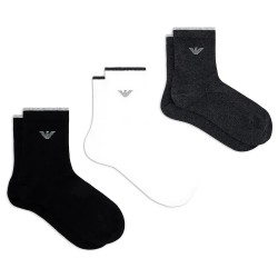 Чорапи Emporio armani EW000585_AF13225 socks - White / Black (Black / Grey / White) чорапи,дамски,чорапи,emporio,armani,ew000585,af13225,socks,white,black,(black,grey,white)