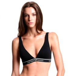 Emporio armani Iconic Logoband bra - Black - (Black) дамско,бельо,дамски,бикини,и,танкини,emporio,armani,iconic,logoband,bra,black,(black)