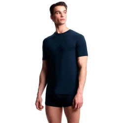 тениска,мъжки,тениски,дамски,тениски,emporio,armani,soft,modal,short,sleeve,t,shirt,blue,(navy)