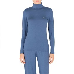 тениска,мъжки,тениски,дамски,тениски,emporio,armani,tech,wool,long,sleeve,high,neck,t,shirt,blue,(vintage,blue)