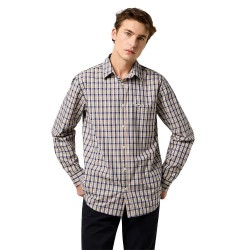 риза,с,дълъг,ръкав,мъжки,ризи,wrangler,1,pocket,regular,fit,long,sleeve,shirt,beige,(grey)