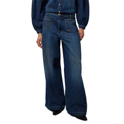 дънки,дамски,панталони,wrangler,112371206,loose,fit,high,waist,jeans,homestead,haze,(blue)