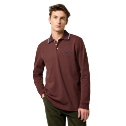мъжки,блузи,с,яка,wrangler,112371508,regular,fit,long,sleeve,polo,mahogany,(red)