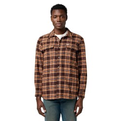 риза,с,дълъг,ръкав,мъжки,ризи,wrangler,112372458,relaxed,fit,long,sleeve,shirt,deep,brown,(brown)
