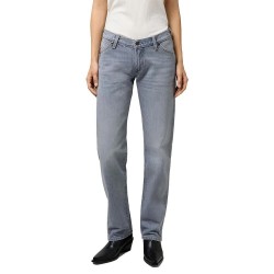 дънки,дамски,панталони,wrangler,cowboy,straight,fit,low,waist,jeans,haute,haze,(grey)