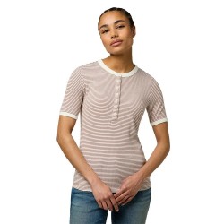тениска,дамски,тениски,wrangler,henley,slim,fit,short,sleeve,t,shirt,cognac,(beige)