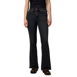дънки,дамски,панталони,wrangler,montana,flare,fit,jeans,constellation,(black)