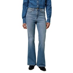 дънки,дамски,панталони,wrangler,montana,flare,fit,jeans,galveston,(blue)