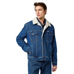 яке,мъжки,якета,дамски,якета,и,палта,wrangler,sherpa,classic,regular,fit,denim,jacket,blue,(mid,stone)