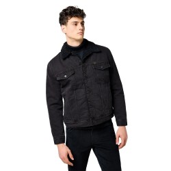 яке,мъжки,якета,дамски,якета,и,палта,wrangler,sherpa,classic,regular,fit,denim,jacket,black,(orion)