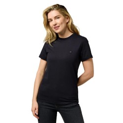 тениска,дамски,тениски,wrangler,sign,off,slim,fit,short,sleeve,t,shirt,black,(black)