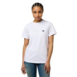 тениска,дамски,тениски,wrangler,sign,off,slim,fit,short,sleeve,t,shirt,white