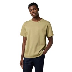 тениска,мъжки,тениски,wrangler,solid,relaxed,fit,short,sleeve,t,shirt,aloe,(yellow)