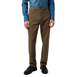 панталони,мъжки,панталони,wrangler,texas,regular,fit,pants,tarmac,(brown)