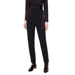 панталони,дамски,панталони,lily,black,loose,haren,pants,navy,blue,(blue)